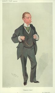 Harold J Tennant, MP, Métiers dangereux, 23 décembre 1909, caricature de Vanity Fair - Leslie Matthew Ward