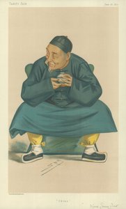 Son Excellence Kuo Sun Tao, Chine, 16 juin 1877, caricature de Vanity Fair - Leslie Matthew Ward