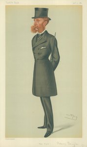 Lord Dorchester, The Turf, 24 mars 1877, caricature de Vanity Fair - Leslie Matthew Ward