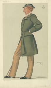 Lord Ribblesdale, Mufti, 11 juin 1881, caricature de Vanity Fair - Leslie Matthew Ward