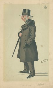 Lord Robartes, East Cornwall, 4 février 1882, caricature de Vanity Fair - Leslie Matthew Ward