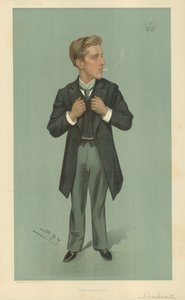 Lord Warkworth, South Kensington, 2 septembre 1897, caricature de Vanity Fair - Leslie Matthew Ward