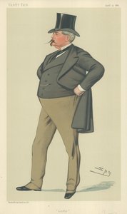 M. Arthur Loftus Tottenham, Lofty, 15 avril 1882, caricature de Vanity Fair - Leslie Matthew Ward
