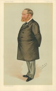 M. Charles Henry Wilson, un squatter, 24 janvier 1885, caricature de Vanity Fair - Leslie Matthew Ward