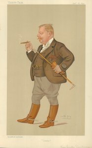 M. Edward Linley Sambourne, Sammy, 16 janvier 1892, caricature de Vanity Fair - Leslie Matthew Ward