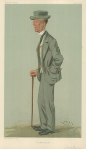 M. Edward Weatherby, Le livre des matchs, 17 octobre 1901, caricature de Vanity Fair - Leslie Matthew Ward