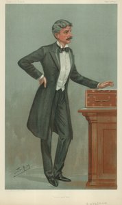 M. George Wyndham, Douvres et guerre, 20 septembre 1900, caricature de Vanity Fair - Leslie Matthew Ward