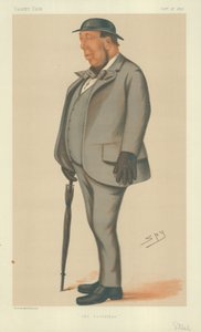 M. Henry Steel, le Léviathan, 27 octobre 1877, caricature de Vanity Fair