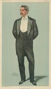 M. Henry White, un cousin diplomate, 2 mars 1899, caricature de Vanity Fair - Leslie Matthew Ward