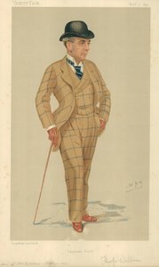 M. Hwfa Williams, Sandown Park, 7 novembre 1891, caricature de Vanity Fair - Leslie Matthew Ward