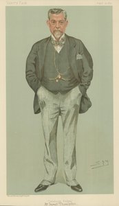 M. James Thompson, Caledonian Railway, 15 août 1895, caricature de Vanity Fair