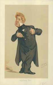 M. John Laurence Toole, Spelling Bee, 29 juillet 1876, caricature de Vanity Fair - Leslie Matthew Ward