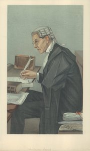 M. John Lawson Walton, 6 mars 1902, caricature de Vanity Fair - Leslie Matthew Ward