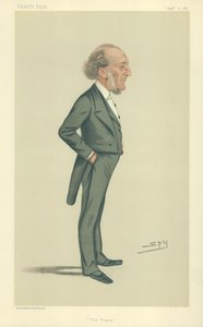 M. John Walter, The Times, 10 septembre 1881, caricature de Vanity Fair - Leslie Matthew Ward