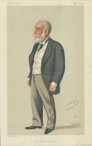 Sir Albert Abdallah David Sassoon, le Rothschild indien, 16 août 1879, caricature de Vanity Fair - Leslie Matthew Ward