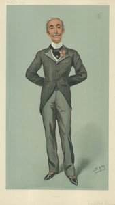 Sir Albert Edward Sassoon, Hyde, 1er février 1900, caricature de Vanity Fair - Leslie Matthew Ward