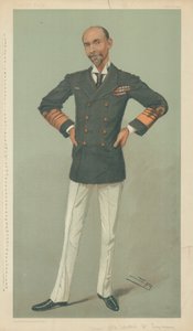 Sir Edward Hobart Seymour, Chine, 31 octobre 1901, caricature de Vanity Fair - Leslie Matthew Ward