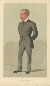 Sir James Sivewright, Afrikander impérialiste, 1er juin 1893, caricature de Vanity Fair - Leslie Matthew Ward