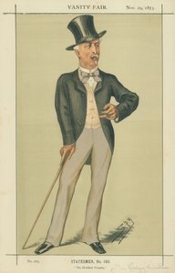 Sir Richard Wallace, La propriété Hertford, 29 novembre 1873, caricature de Vanity Fair - Leslie Matthew Ward