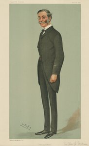 Sir Thomas Henry Sanderson, Affaires étrangères, 10 novembre 1898, caricature de Vanity Fair - Leslie Matthew Ward