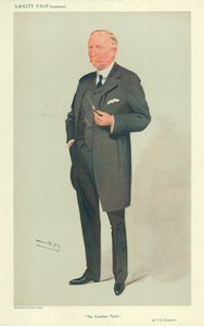 Sir Thomas Shaugnessy, Le Canadien Pacifique, 26 août 1908, caricature de Vanity Fair - Leslie Matthew Ward