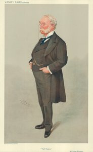 Sir Thomas Wrightson, Réforme tarifaire, 6 mai 1908, caricature de Vanity Fair - Leslie Matthew Ward