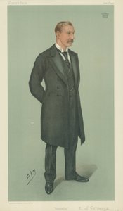 Le comte de Selborne, Amirauté, 3 octobre 1901, caricature de Vanity Fair - Leslie Matthew Ward