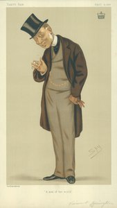 Le vicomte Torrington, Un homme du monde, 15 avril 1876, caricature de Vanity Fair - Leslie Matthew Ward
