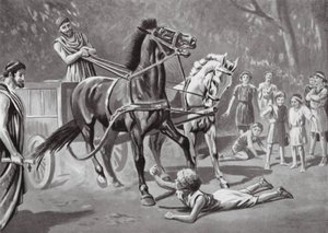 Alcibiade défiant le charretier