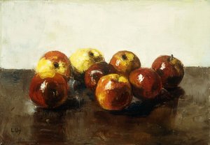 Nature morte de pommes - Lesser Ury