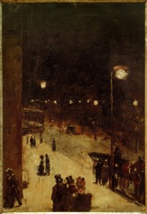 Rue de Berlin la nuit
