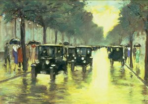 Scène de rue - Lesser Ury