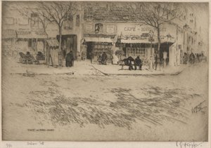 Café du Rond Point - Lester George Hornby