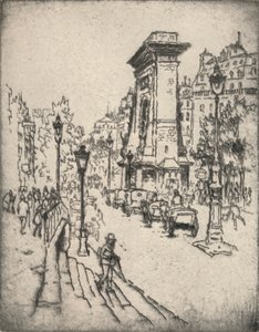La Porte Saint-Denis, 1915 - Lester George Hornby
