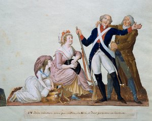 Un volontaire partant pour l