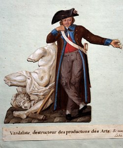 Révolution française : un vandale, destructeur d
