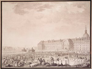 Révolution française : prise des armes aux Invalides le 14 juillet 1789 - Lesueur Brothers