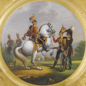 Officier en chef et sous-officier du régiment des hussards de la garde, 1829