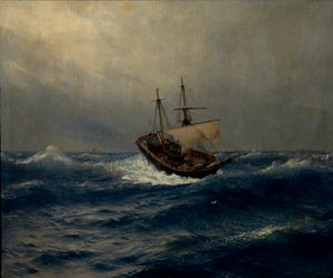 Tempête sur la mer, 1887 - Lev Felixovich Lagorio