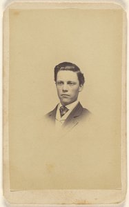 [Jeune homme non identifié, imprimé en vignette] - Levi Mumper