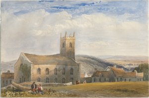 Église de Longnor - "Saint-Gilles" [Saint-Barthélemy] : peinture à l