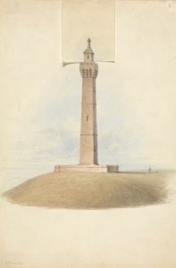 Variantes de designs pour le monument de Somerset : Élévation - Lewis Vulliamy