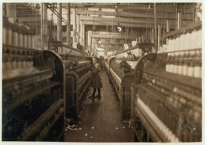 Enfant fileuse dans les moulins à coton de Mollahan, Newberry, Caroline du Sud, 1908 - Lewis Wickes Hine