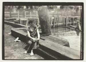 Sur le quai, New York - Lewis Wickes Hine