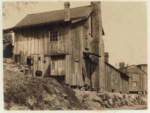 Logements pour les travailleurs à la Rome Hosiery Mill, Géorgie, 1913