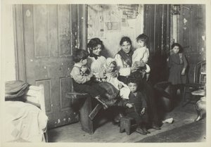 Famille italienne, Chicago - Lewis Wickes Hine