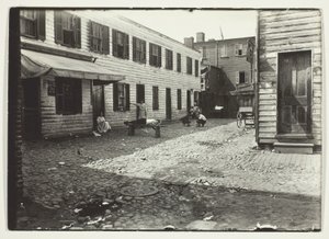 Negro Alley Housing Whites, Washington, D.C. - Lewis Wickes Hine