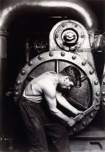 Mécanicien de la centrale, c.1924 - Lewis Wickes Hine