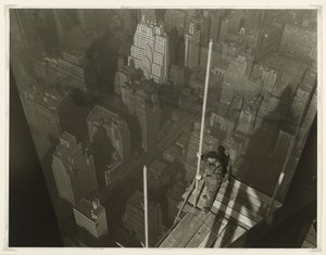 Érection du mât, Empire State Building, 1931 - Lewis Wickes Hine