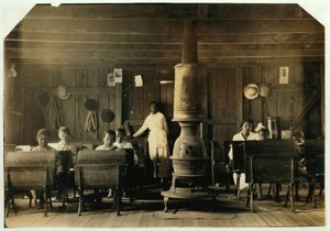 École ségréguée à Anthoston, Kentucky, 1916 - Lewis Wickes Hine